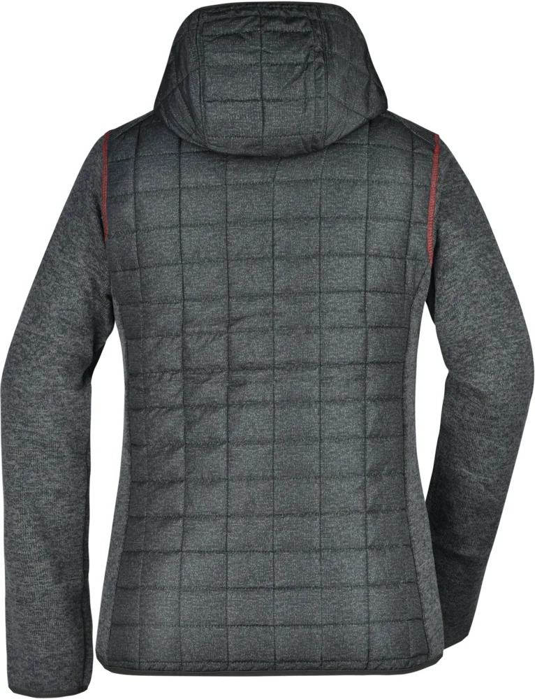 Damen Strick Hybrid Jacke