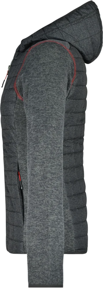 Damen Strick Hybrid Jacke
