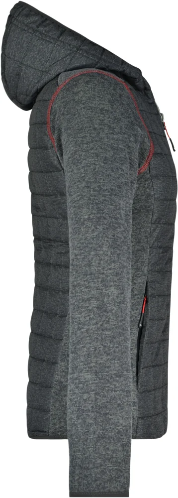 Damen Strick Hybrid Jacke