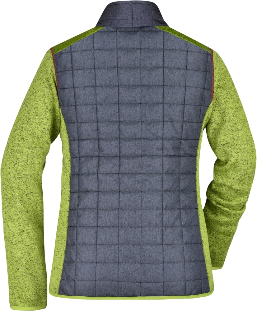 Damen Strick Hybrid Jacke