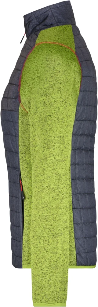 Damen Strick Hybrid Jacke