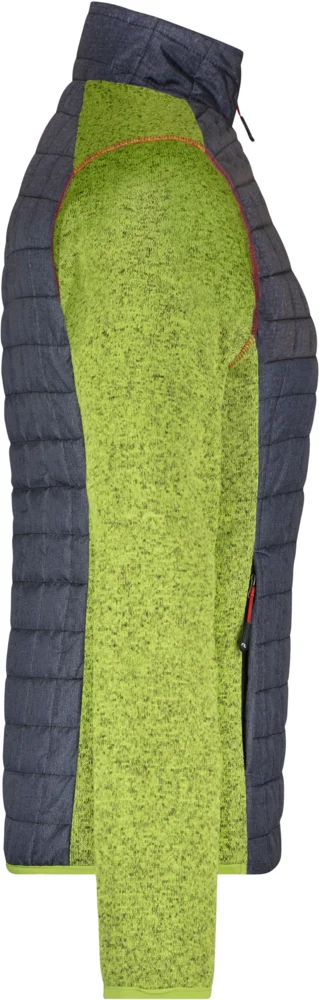 Damen Strick Hybrid Jacke