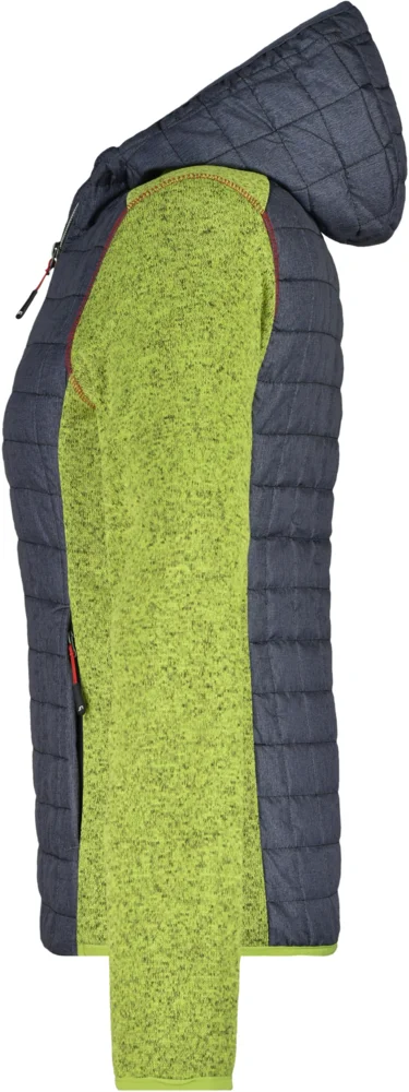 Damen Strick Hybrid Jacke
