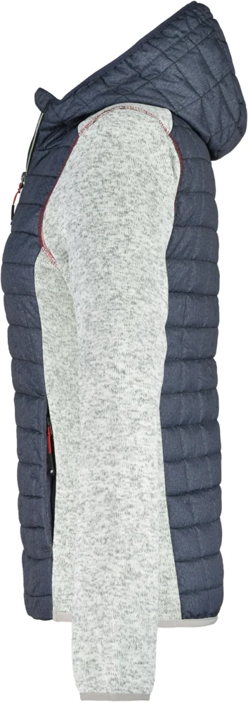 Damen Strick Hybrid Jacke