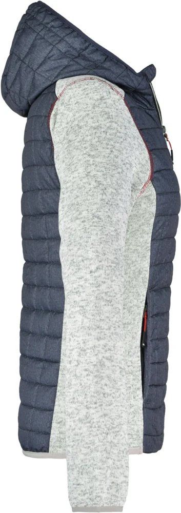 Damen Strick Hybrid Jacke