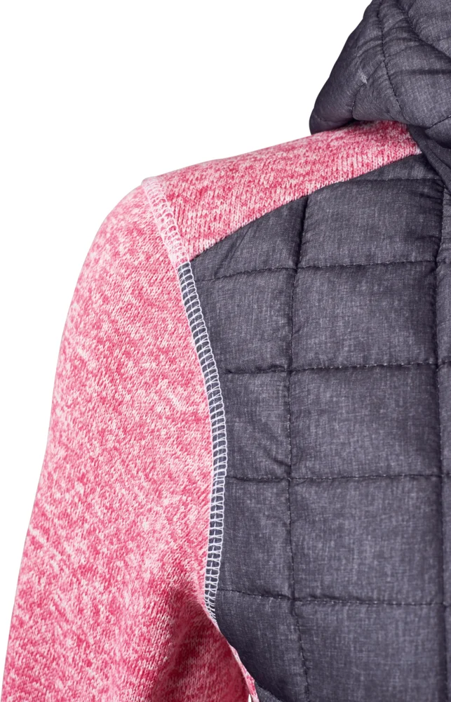 Damen Strick Hybrid Jacke