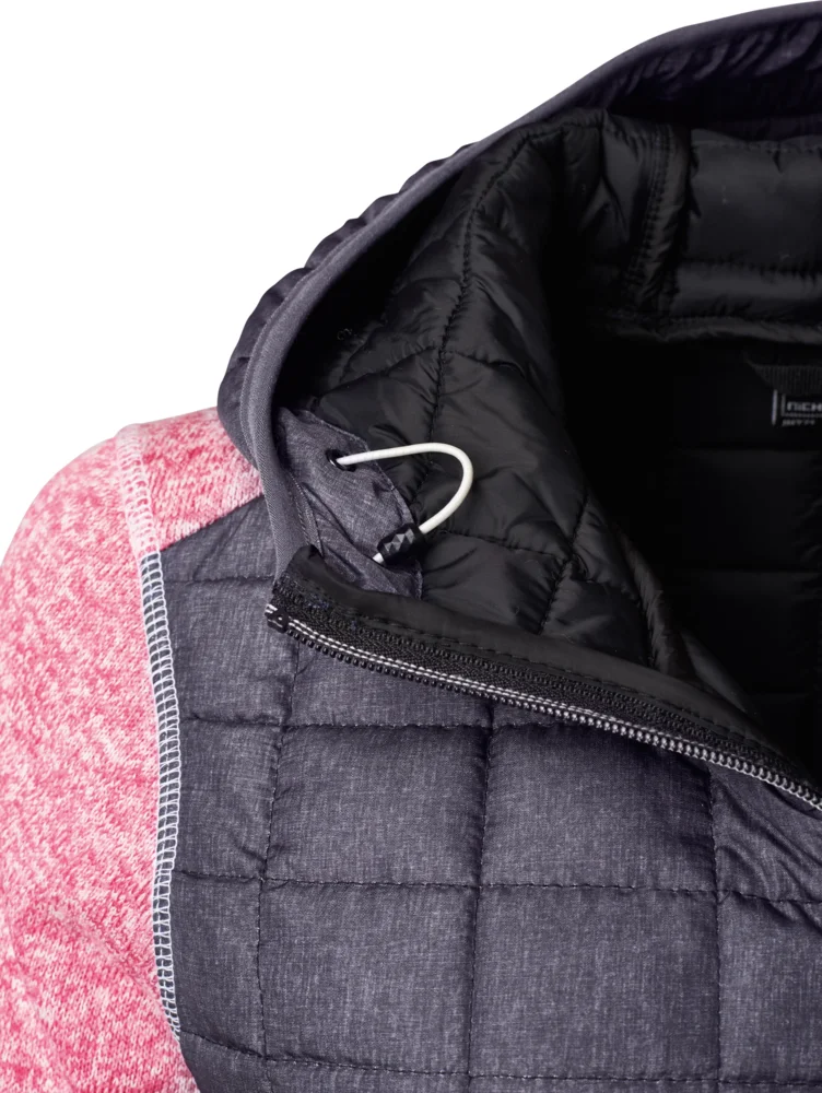 Damen Strick Hybrid Jacke