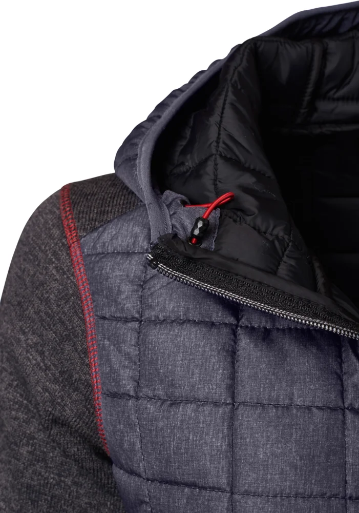 Damen Strick Hybrid Jacke
