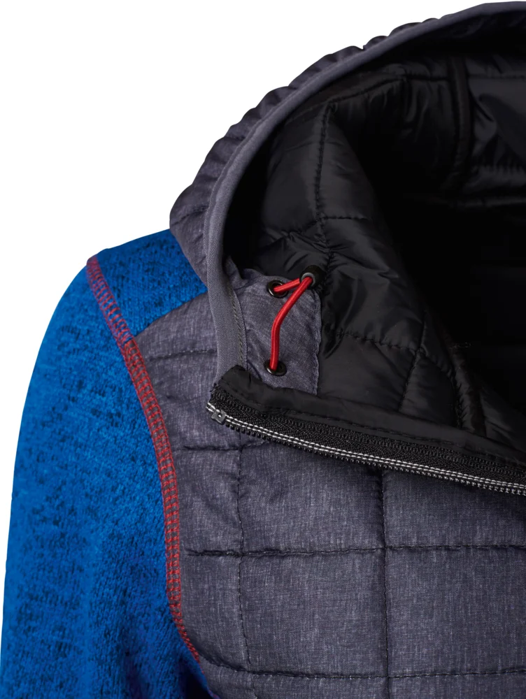Damen Strick Hybrid Jacke