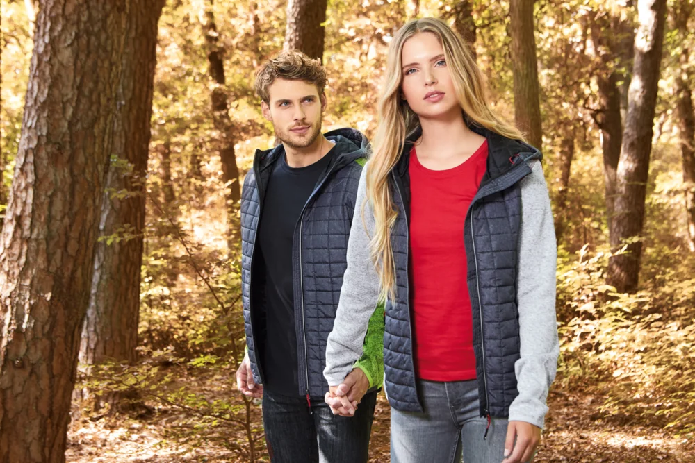 Damen Strick Hybrid Jacke
