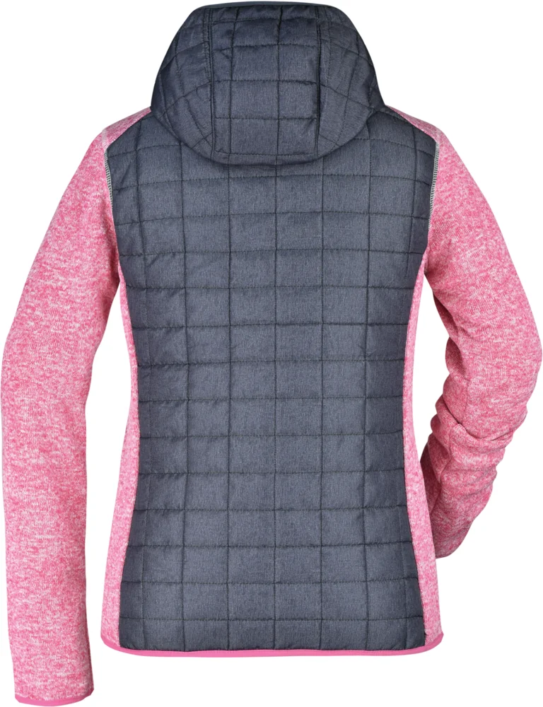 Damen Strick Hybrid Jacke