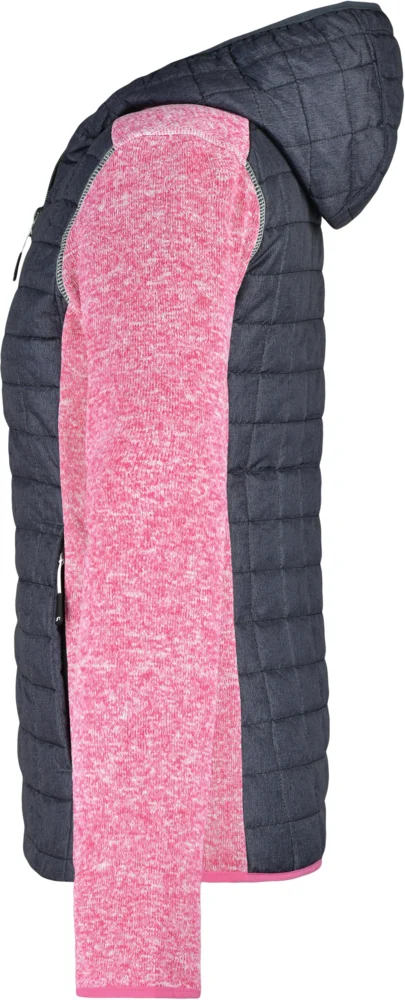 Damen Strick Hybrid Jacke