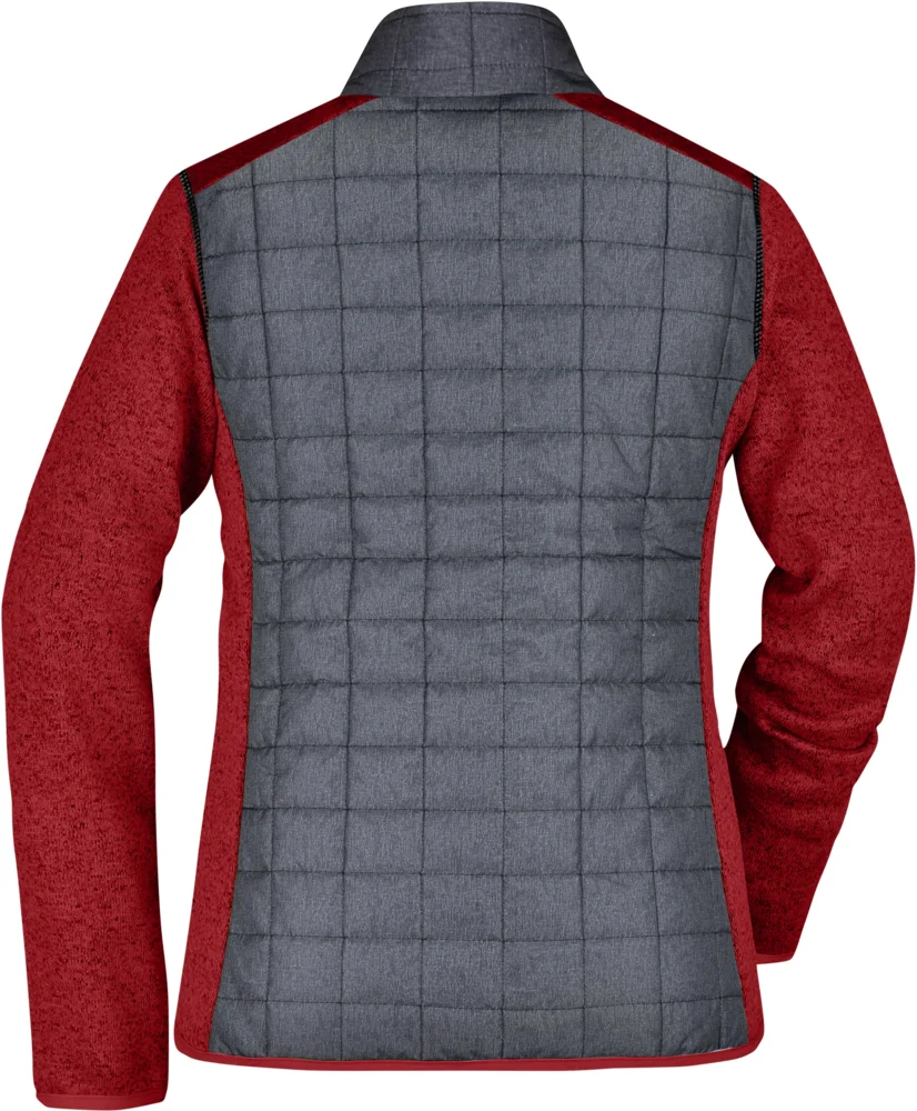 Damen Strick Hybrid Jacke