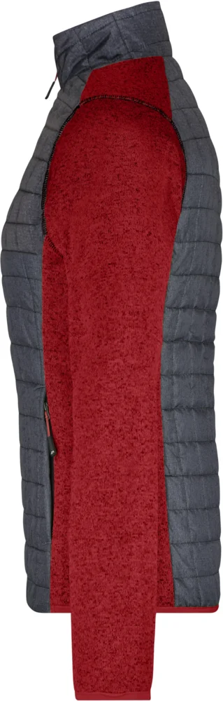 Damen Strick Hybrid Jacke
