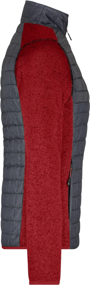 Damen Strick Hybrid Jacke