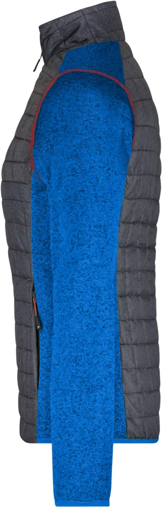Damen Strick Hybrid Jacke