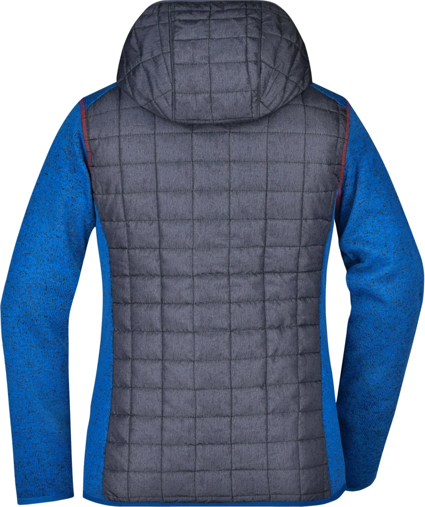 Damen Strick Hybrid Jacke
