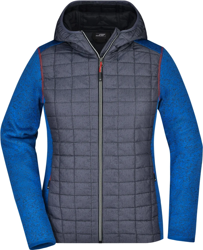 Damen Strick Hybrid Jacke