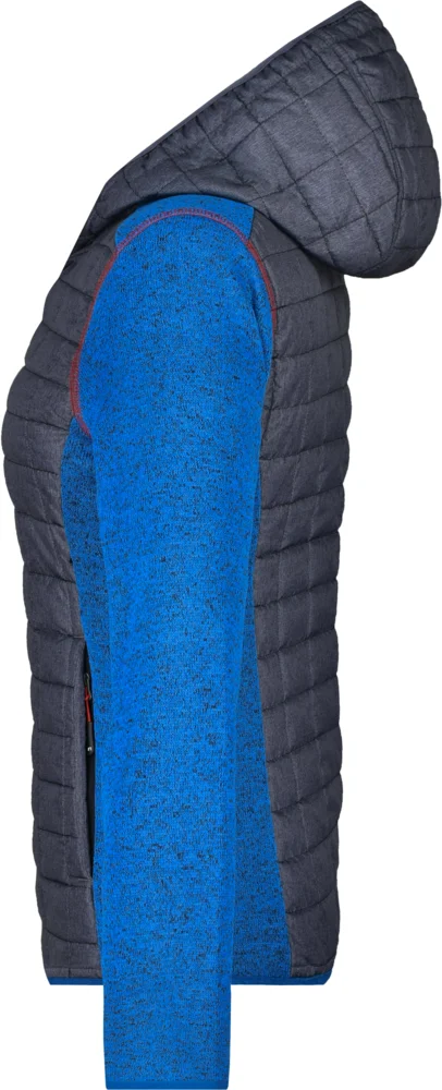 Damen Strick Hybrid Jacke