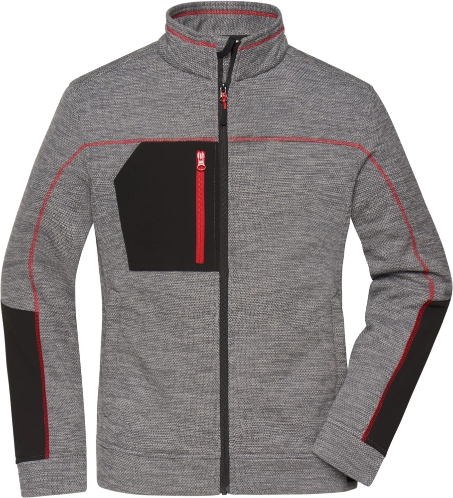 Damen Strickfleece Jacke