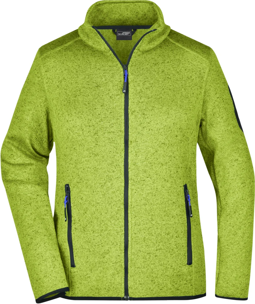 Damen Strickfleece Jacke