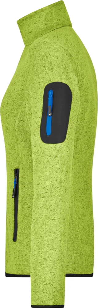 Damen Strickfleece Jacke