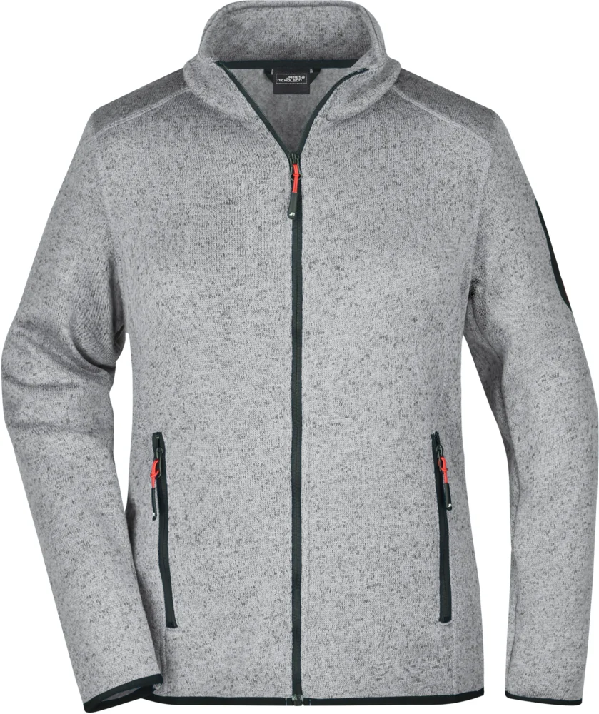 Damen Strickfleece Jacke