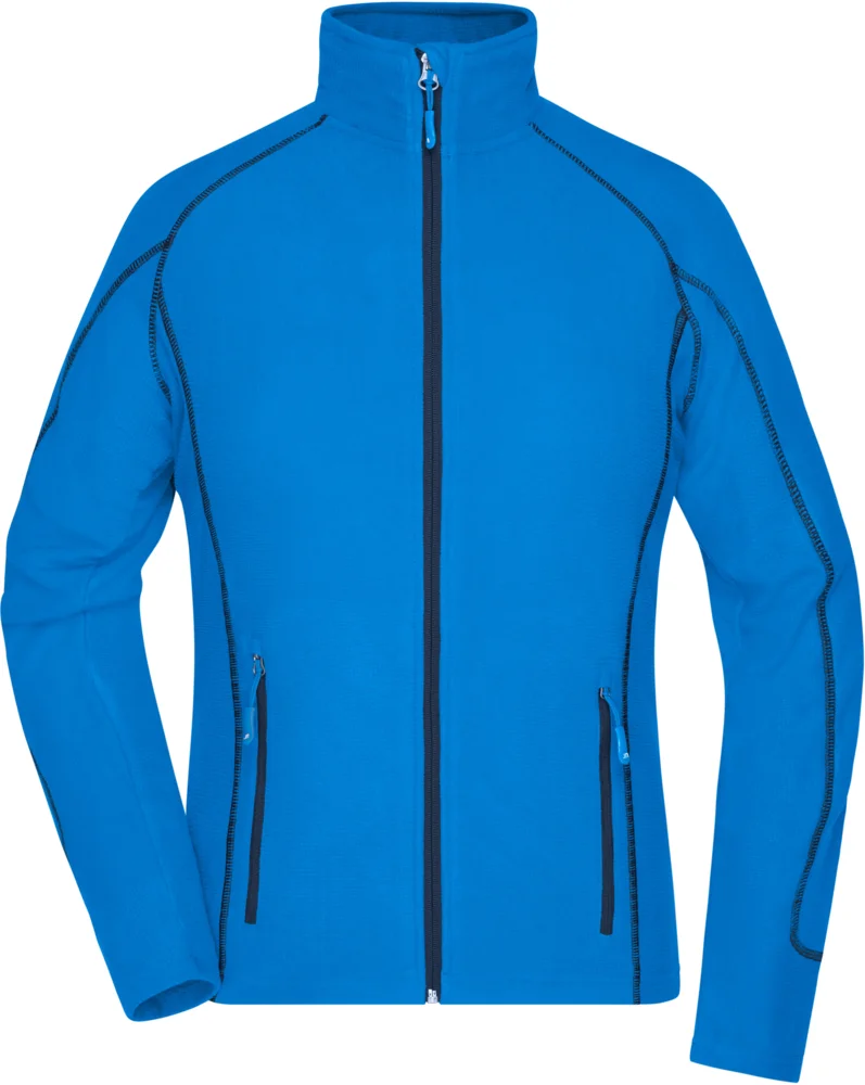 Damen Struktur Fleece Jacke