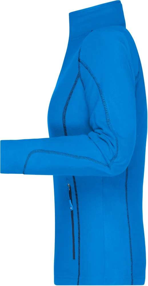Damen Struktur Fleece Jacke