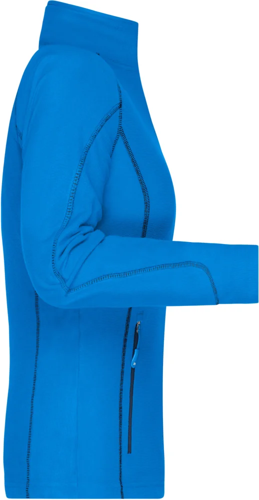 Damen Struktur Fleece Jacke
