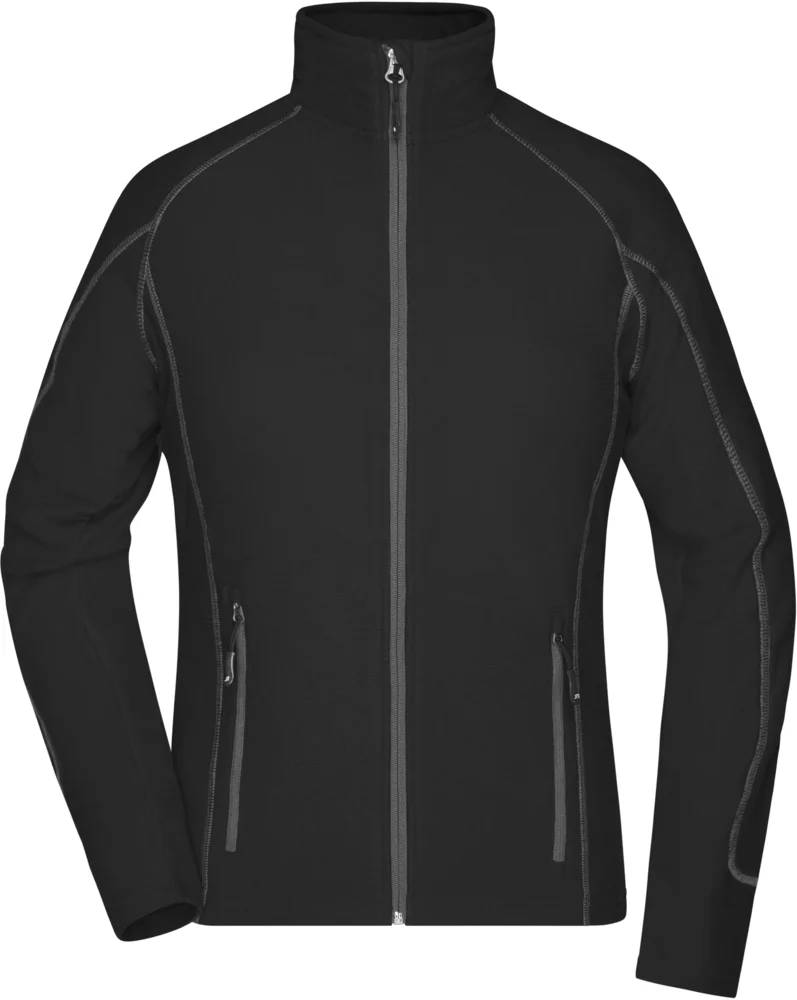 Damen Struktur Fleece Jacke