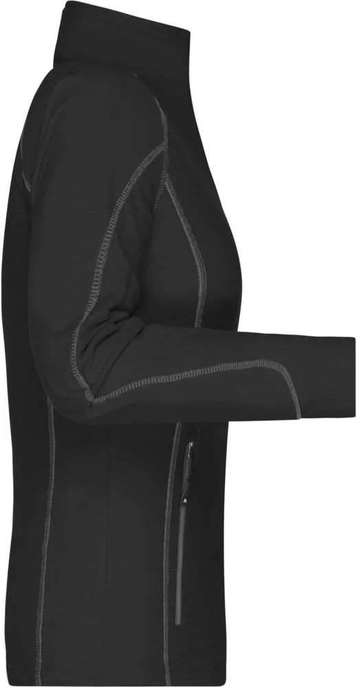 Damen Struktur Fleece Jacke