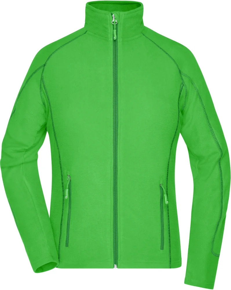 Damen Struktur Fleece Jacke