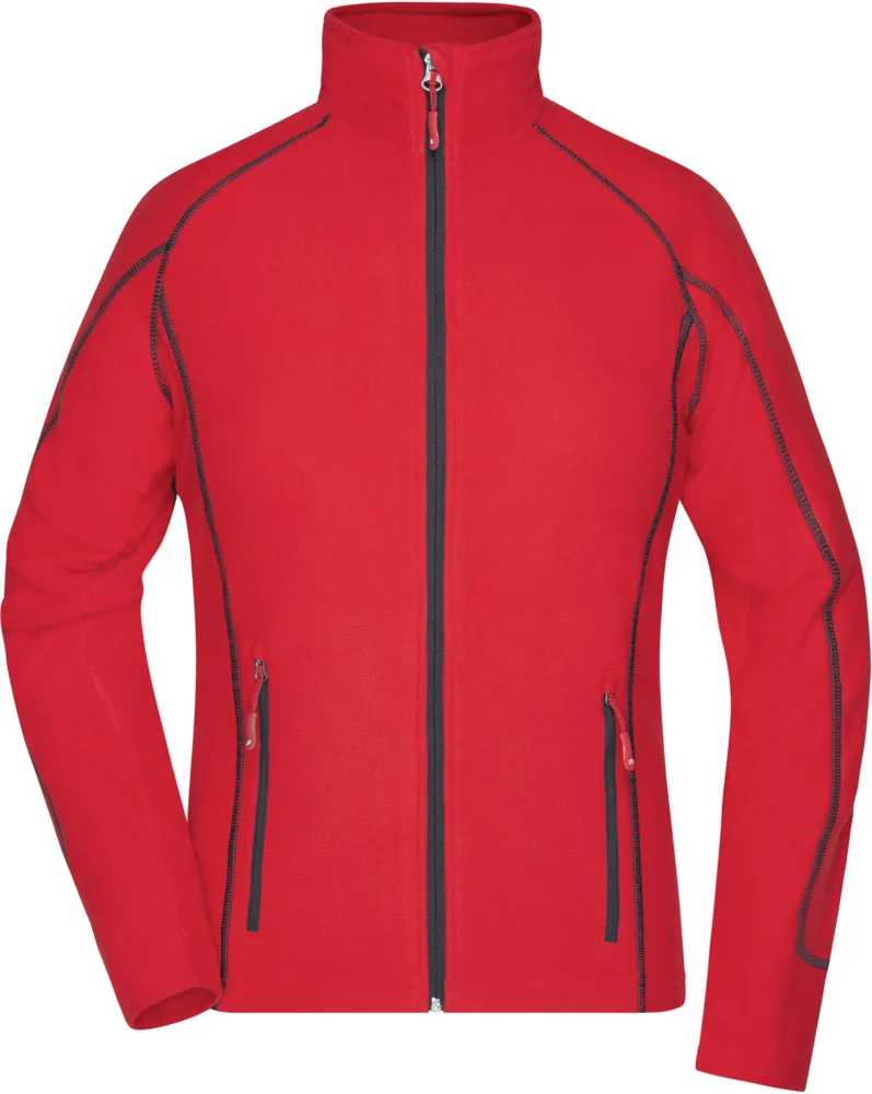 Damen Struktur Fleece Jacke