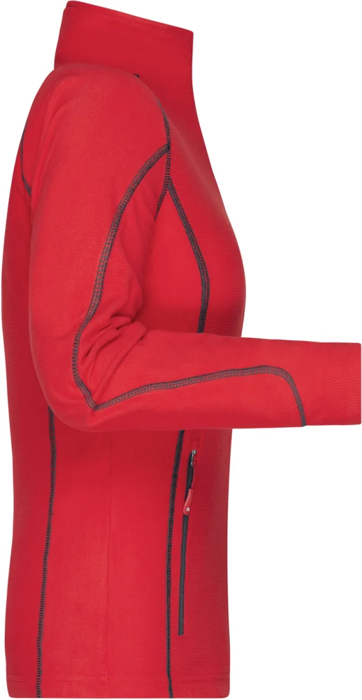 Damen Struktur Fleece Jacke