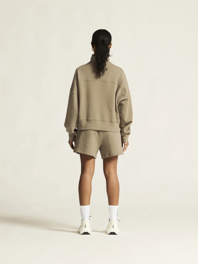 Damen Sweater mit 1/4 Zip