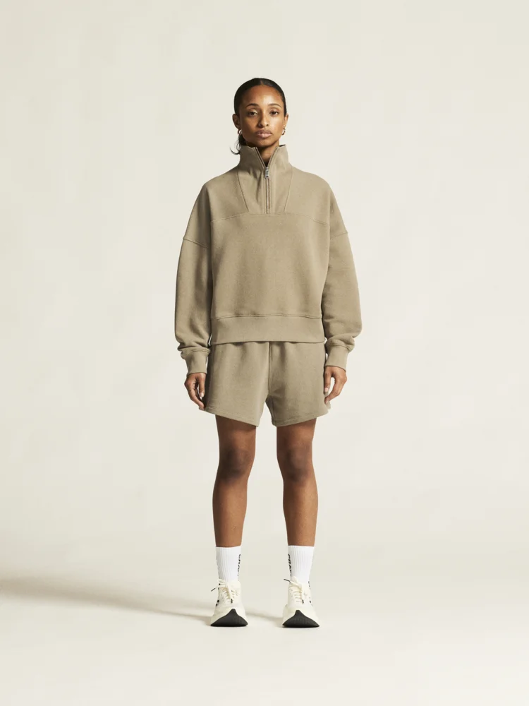 Damen Sweater mit 1/4 Zip