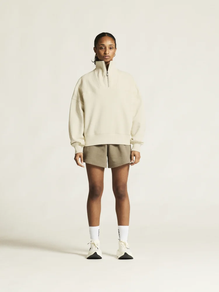 Damen Sweater mit 1/4 Zip