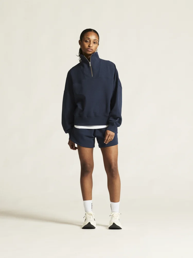 Damen Sweater mit 1/4 Zip