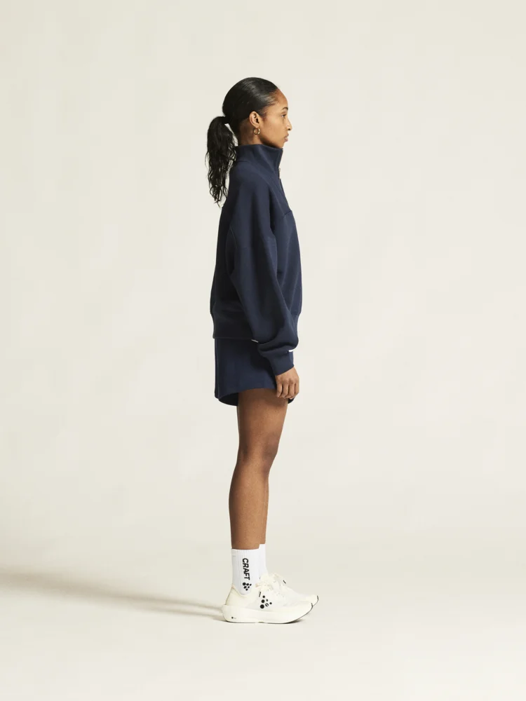 Damen Sweater mit 1/4 Zip