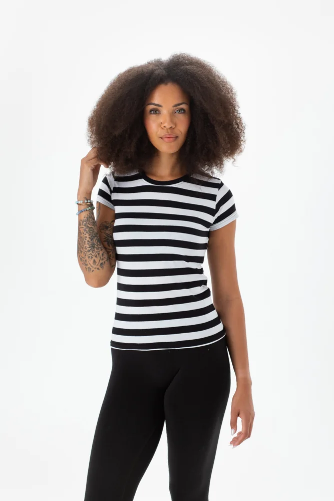 Damen T-Shirt gestreift
