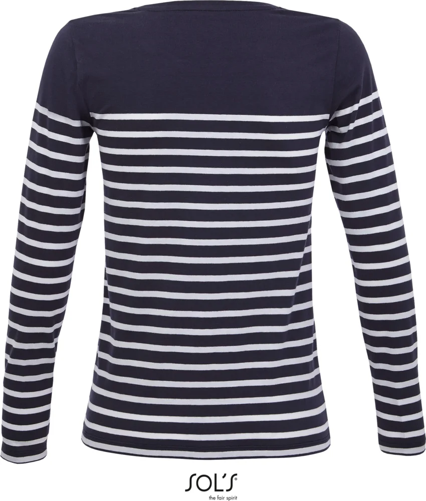 Ladies' T-Shirt striped long-sleeve