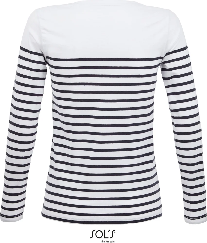 Ladies' T-Shirt striped long-sleeve