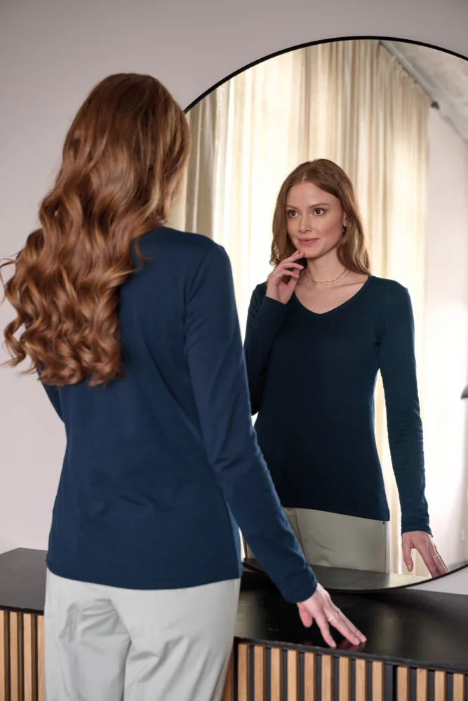 Damen T-Shirt langarm