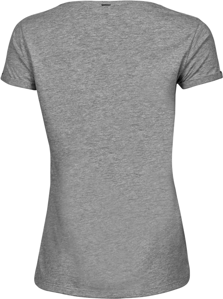 Damen T-Shirt mit Umschlag am Arm