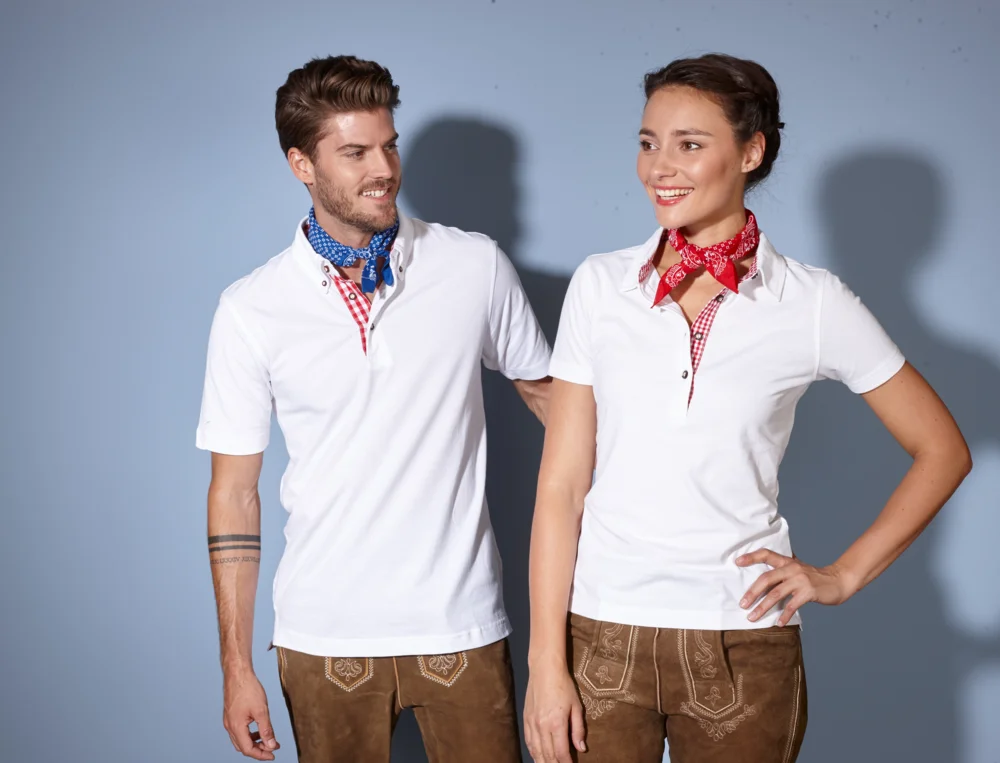 Ladies' Traditional Costume Look Piqué Polo