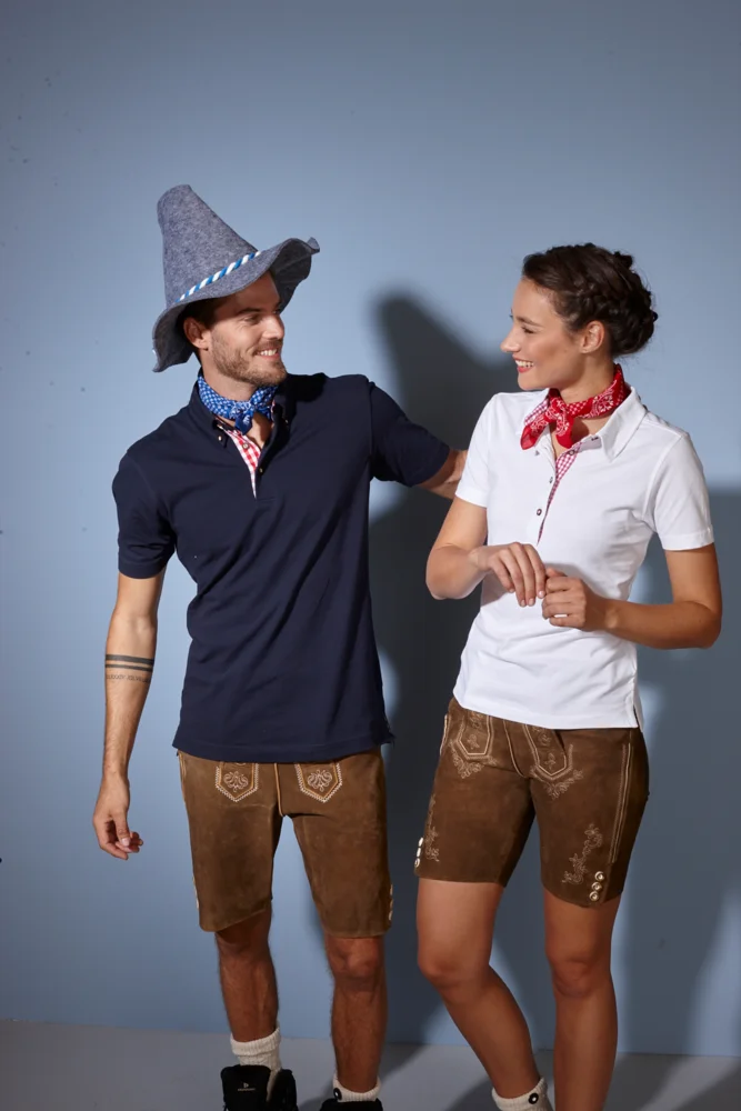 Ladies' Traditional Costume Look Piqué Polo