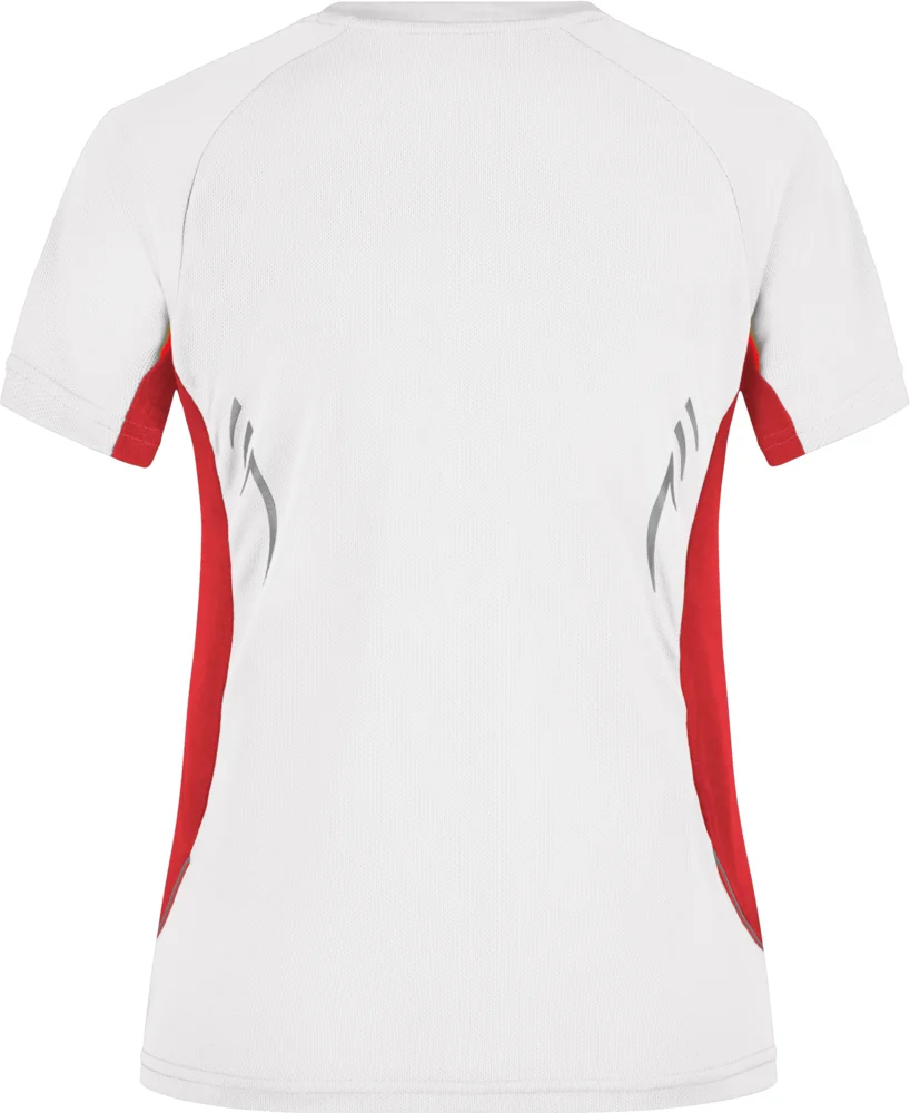 Damen V-Ausschnitt Lauf Shirt