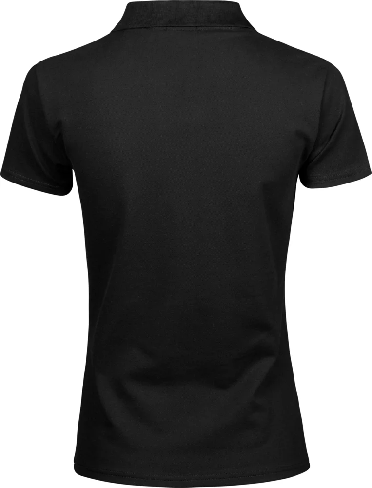 Damen V-Ausschnitt Luxury Stretch Piqué Polo