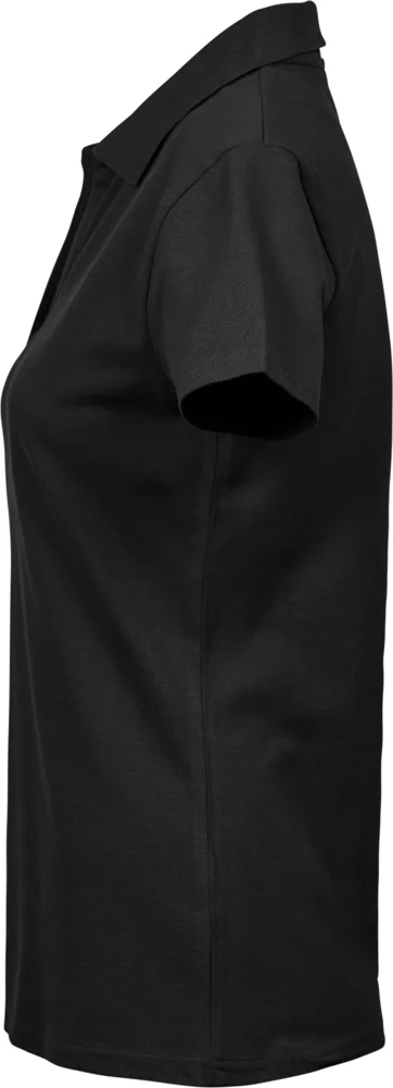 Damen V-Ausschnitt Luxury Stretch Piqué Polo